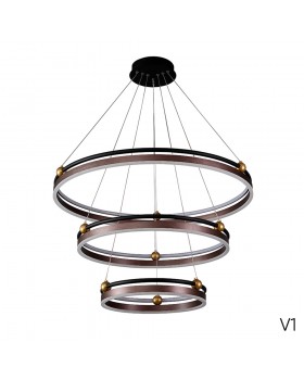 Люстра Crystal Lux FERNANDO SP158W LED COFFEE/BLACK-foto2