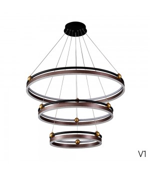 Люстра Crystal Lux FERNANDO SP158W LED COFFEE/BLACK-foto2