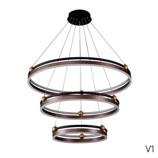 Люстра Crystal Lux FERNANDO SP158W LED COFFEE/BLACK-foto2