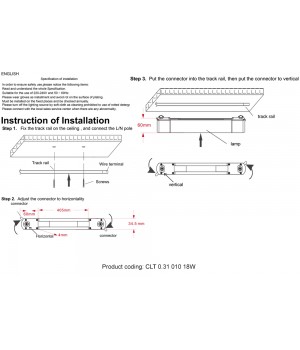 Светильник однофазный CLT 0.31 010 18W BL M4000K Crystal Lux-foto2