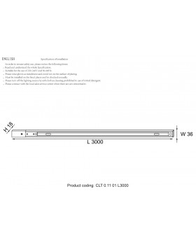 Шинопровод однофазный с питанием и заглушкой Crystal Lux CLT 0.11 01 L3000 BL-foto2