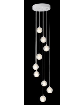 Светильник подвесной Crystal Lux GASPAR SP9 D300 WHITE-foto2