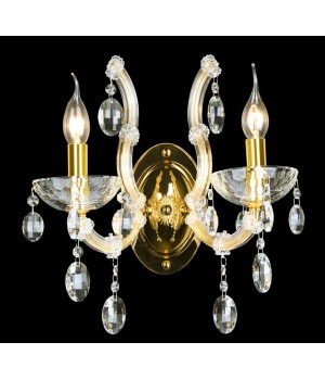Бра Crystal Lux HOLLYWOOD AP2 GOLD-foto2