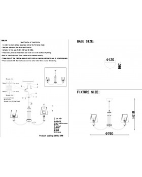 Люстра Crystal Lux CAMILA SP6 GOLD-foto3