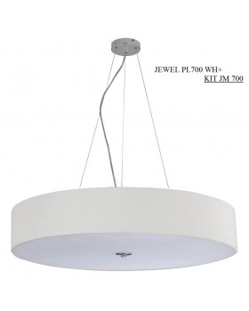 Светильник потолочный Crystal Lux JEWEL PL700 WH-foto2