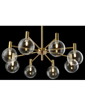 Люстра Crystal Lux ANDRES SP8 BRONZE/TRANSPARENTE-foto2