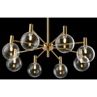 Люстра Crystal Lux ANDRES SP8 BRONZE/TRANSPARENTE-foto2