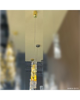 Светильник подвесной Crystal Lux PRIMAVERA SP1 GOLD-foto4