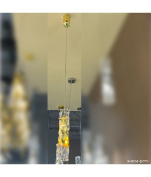 Светильник подвесной Crystal Lux PRIMAVERA SP1 GOLD-foto4