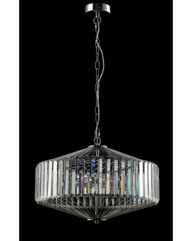 Люстра Crystal Lux FIESTA SP5 CHROME/TRANSPARENTE-foto3