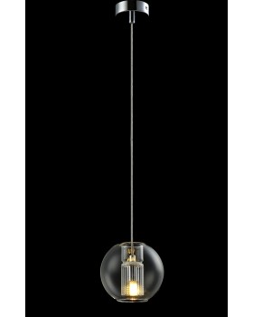 Светильник подвесной Crystal Lux BELEZA SP1 B CHROME-foto2