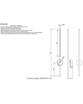 Бра Crystal Lux VERDE AP L700 BLACK NEW-foto4