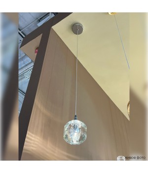 Светильник подвесной Crystal Lux BOX SP1 CHROME/TRANSPARENT-foto3