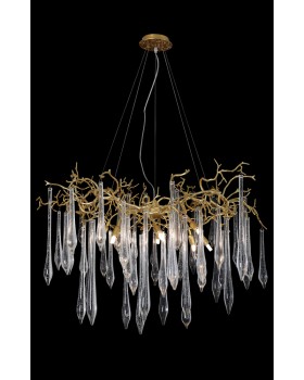 Люстра Crystal Lux REINA SP8 D1000 GOLD PEARL-foto2