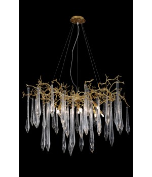 Люстра Crystal Lux REINA SP8 D1000 GOLD PEARL-foto2