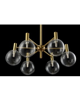 Люстра Crystal Lux ANDRES SP6 BRONZE/TRANSPARENTE-foto3