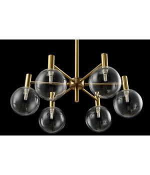 Люстра Crystal Lux ANDRES SP6 BRONZE/TRANSPARENTE-foto3