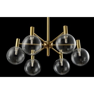 Люстра Crystal Lux ANDRES SP6 BRONZE/TRANSPARENTE-foto3