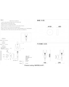 Бра Crystal Lux MARSELA AP1 NICKEL-foto5