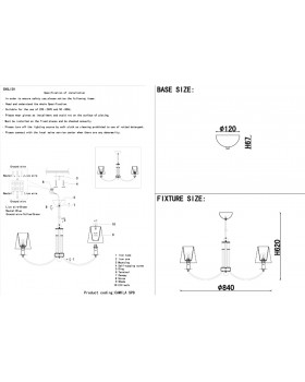Люстра Crystal Lux CAMILA SP8 GOLD-foto3
