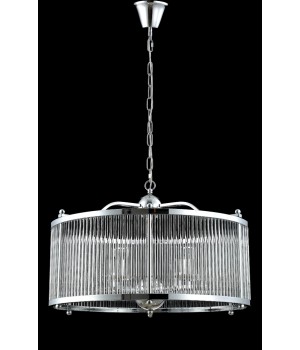 Люстра Crystal Lux TADEO SP6 D600 CHROME/TRANSPARENTE-foto3