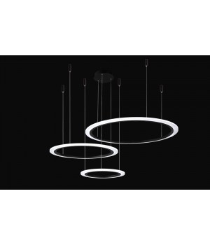 Люстра Crystal Lux MANZANA SP67W LED D400+600+800 BLACK-foto3