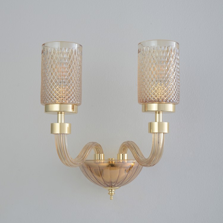 Бра Crystal Lux SILVESTRO AP2 AMBER Бра Crystal Lux SILVESTRO AP2 AMBER