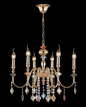 Люстра Crystal Lux MERCEDES SP6 GOLD/COLOR-foto2