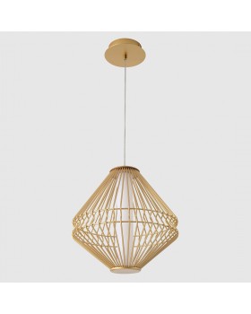 Светильник подвесной Crystal Lux CUADRA SP15W LED GOLD-foto3