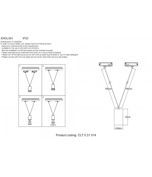 Светильник однофазный Crystal Lux CLT 0.31 014 WH-foto2