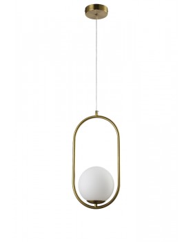 Светильник подвесной Crystal Lux CALLE SP1 BRASS