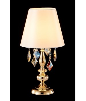 Настольная лампа Crystal Lux MERCEDES LG1 GOLD/COLOR-foto2