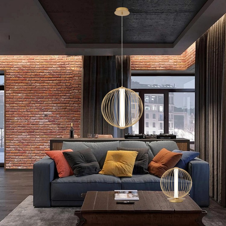 Светильник подвесной Crystal Lux SYNC SP18W LED GOLD Светильник подвесной Crystal Lux SYNC SP18W LED GOLD