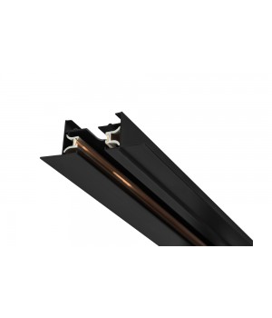 Шинопровод встраиваемый однофазный с питанием и заглушкой Crystal Lux CLT 0.121 01 L2000 BL-foto2