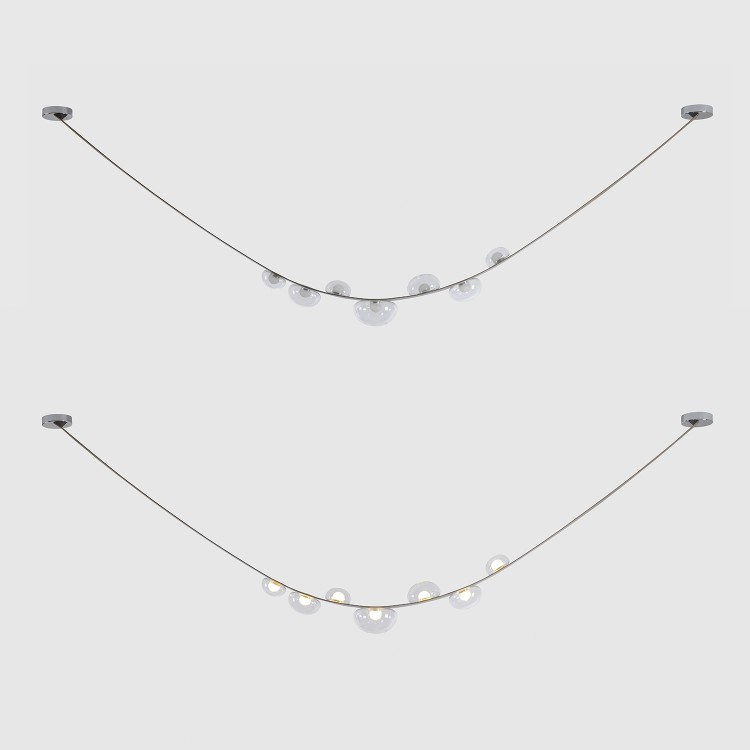 Светильник подвесной Crystal Lux BOSQUE SP7 L3000 GREY/TRANSPARENT Светильник подвесной Crystal Lux BOSQUE SP7 L3000 GREY/TRANSPARENT