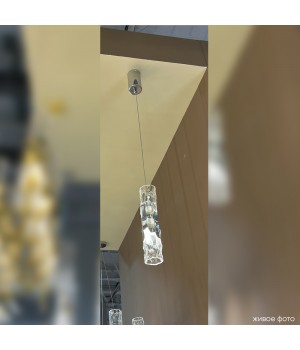 Светильник подвесной Crystal Lux PRIMAVERA SP1 CHROME-foto3