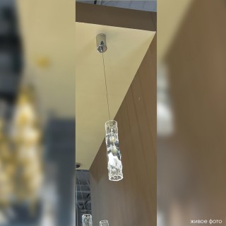 Светильник подвесной Crystal Lux PRIMAVERA SP1 CHROME-foto3