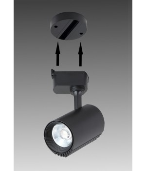 Основание для самостоятельного монтажа трековых однофазных светильников Crystal Lux CLT 0.213 01 WH-foto2