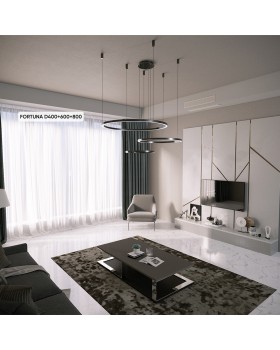 Люстра Crystal Lux FORTUNA SP158W LED BLACK-foto4