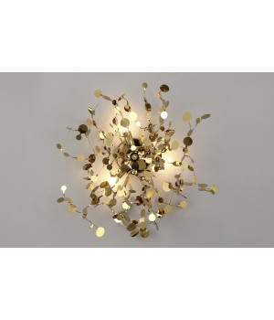 Бра Crystal Lux GARDEN AP-PL3 D400 GOLD-foto3