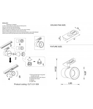 Светильник трековый однофазный Crystal Lux CLT 0.31 009 BL-CH-foto3