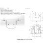 Профиль-адаптер для монтажа в натяжной потолок для магнитного шинопровода Crystal Lux CLT 0.223 05 3000 AL
