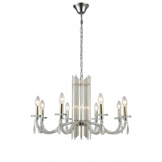 Люстра Crystal Lux AURELIO SP8 GOLD+CHROME/TRANSPARENT-foto2