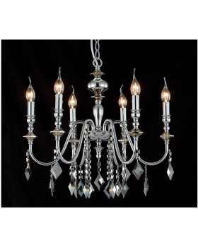 Люстра Crystal Lux MERCEDES SP6 CHROME/SMOKE-foto2