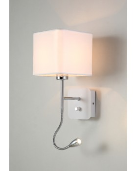 Бра Crystal Lux PACO AP2 CHROME/WHITE-foto2