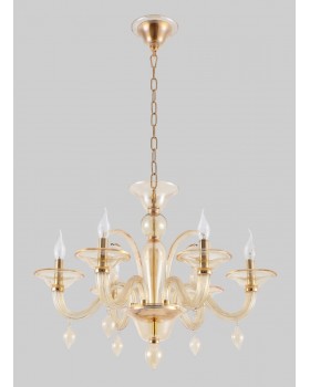 Люстра Crystal Lux CAETANO SP-PL6 AMBER