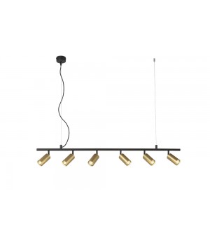 Светильник потолочный Crystal Lux CLT 015C6 L1200 BL-GO-foto2