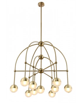 Люстра Crystal Lux TRUENA SP-PL6+3+1 BRONZE-foto2