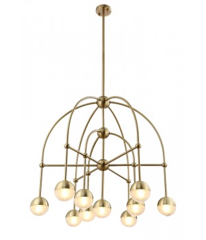 Люстра Crystal Lux TRUENA SP-PL6+3+1 BRONZE-foto2