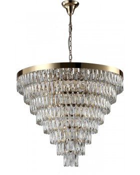 Люстра Crystal Lux ABIGAIL SP22 D820 GOLD/TRANSPARENT